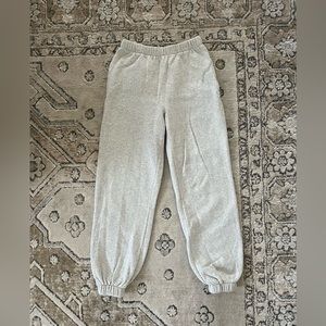 Brandy Melville Washed White Sweatpants